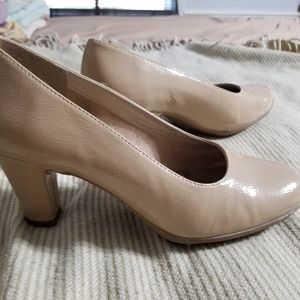 Aerosole Nude Chunky Heel